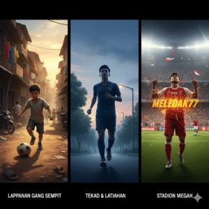 Lapangan Gang Sempit Menuju Stadion Megah