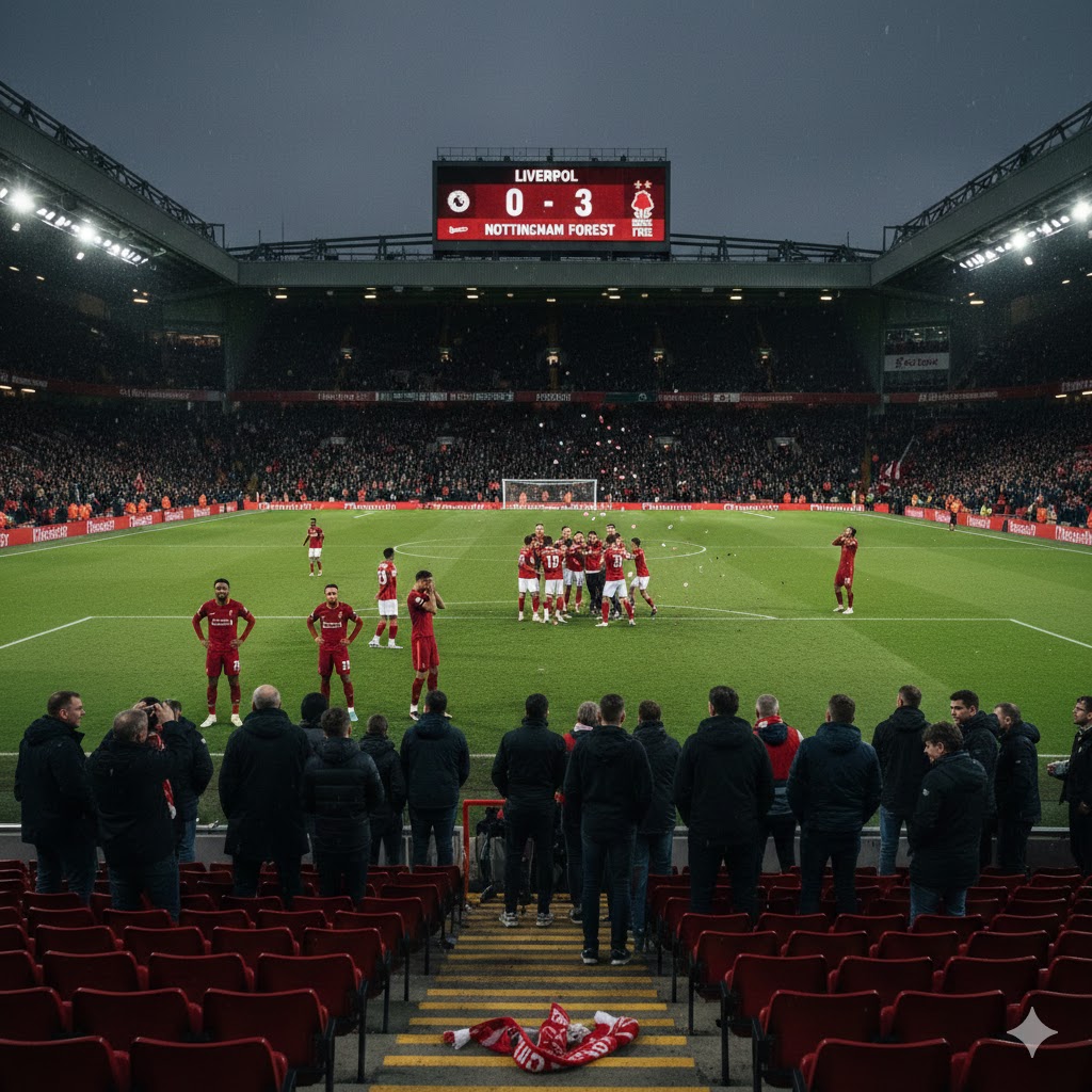 Liverpool Hancur Lebur Tragedi 0-3 Melawan Nottingham Forest